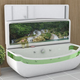 Illustration for article titled Whirlpool Bath Tub With OLED TV Folds Into Basin